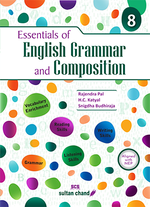 Essentials of English Grammar & Composition  - 8  (2024-25 Examination))
