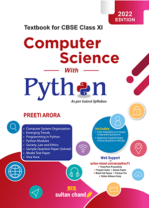 Computer Science with Python: Textbook for CBSE class 11(as per 2023-24 syllabus)